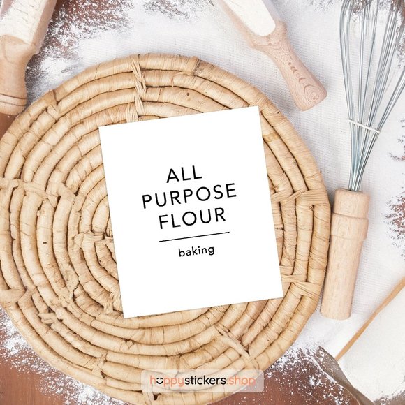 36 Labels • Avenir Minimalist Pantry for Kitchen • Organization Pantry Labels - Picture 4 of 17